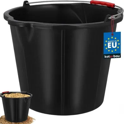 Productafbeelding van Stevige Plastic Emmer met Hendel en Schenktuit - 15 Liter