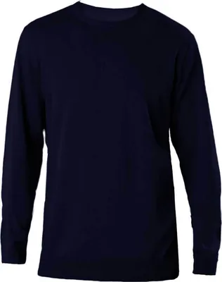 Produktbild von Kariban Herren Pullover Herrenpullover Rundhals Strickpullover, Größe:2XL, Farbe:Navy Blau