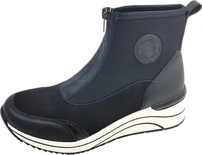 Produktbild von Remonte Damenschuhe Stiefeletten Schlupfstiefel Schaftstiefel Schwarz Freizeit