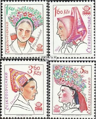 Produktbild von Briefmarken Tschechoslowakei 1977 Mi 2387-2390 (kompl.Ausg.) postfrisch Briefmarkenausstellung