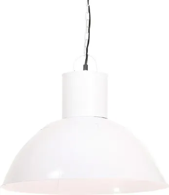 Produktbild von vidaXL Hängelampe 25 W Weiß Rund 48 cm E27