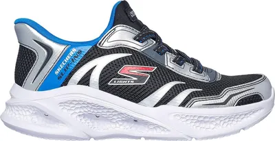 Produktbild von Skechers Meteor-Lights Brisk-Beams Silber SLBK Größe EU 33