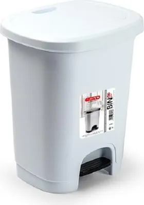 Produktbild von Treteimer - weis - 8 l - 30 cm