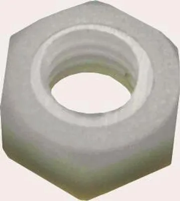 Produktbild von connex Sechskantmuttern M5 Kunststoff weiß - 20 Stück