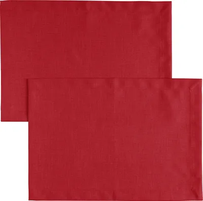 Produktbild von Erwin Müller Tischset Madrid" 2er-Pack rot 35x50 cm"