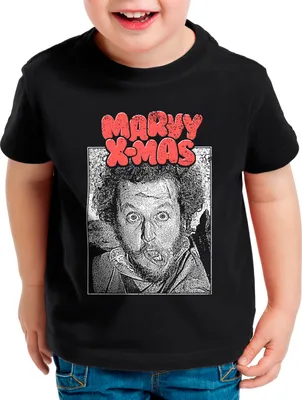 Produktbild von style3 Marvy Christmas Kinder T-Shirt kevin xmas weihnachten weihnachtspullover pulli ugly sweater strick