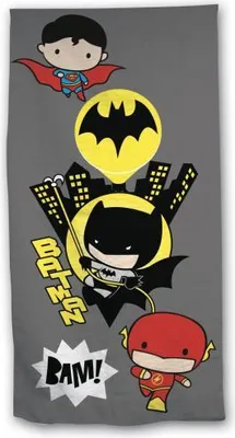 Produktbild von strandtuch Batman junior 70 x 140 cm Baumwolle grau