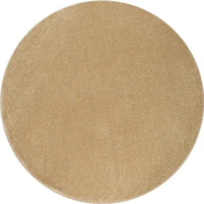 Produktbild von TT Home Wohnzimmer Teppich Kurzflor Unifarbendes Design Modern Und Zeitlos Größe 120 cm Rund