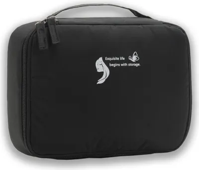 Produktbild von Damen-Kosmetiktasche Faltbarer Organizer Schwarz KS30CZ