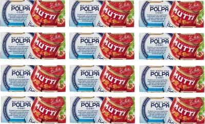 Produktbild von 12x Mutti Polpa di Pomodoro Tomatenpulpe Tomatenfruchtfleisch Italienische Tomaten ( 2 x 210g )
