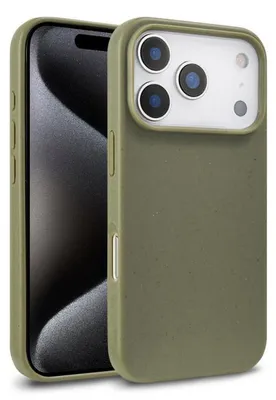 Produktbild von Mobigear  Handyhülle für iPhone 18 Pro Max - Backcover Umweltfreundliches Material Armeegrün