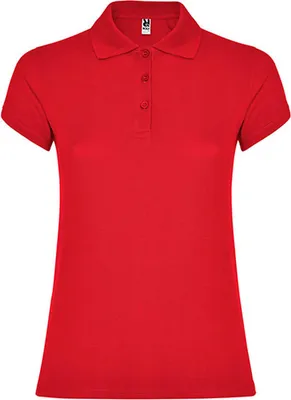 Immagine prodotto di Roly PO6634 | Polo donna Star Woman, Piqué - Colore: Rosso 60 - Taglia: XXL
