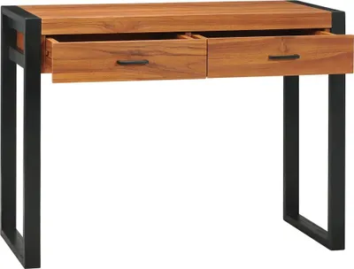 Obrázek produktu pro vidaXL Psací stůl se 2 zásuvkami 100x40x75 cm teakové dřevo
