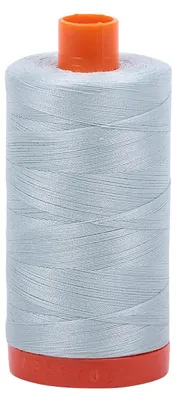 Baumwollgarn 50wt 1422yds Lichtgrau Blau für Näh- und Quiltprojekte