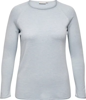 Produktbild von ONLY CARMAKOMA Dünner Pullover Langarm Shirt Curvy Plus Size Große Größen Übergröße Größe: 42-44