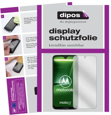 Produktbild von 6x Schutzfolie für Motorola Moto G7 klar Displayschutzfolie Folie Display Schutz