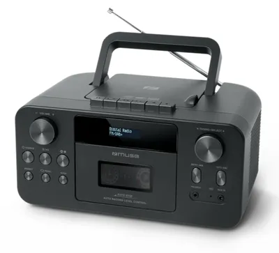 Obrázek produktu pro Muse M-182 DB, Analog, DAB, DAB+, FM, Přehrávač, CD, CD-R, CD-RW, Opakování, Černá