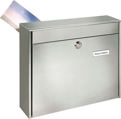 Obrázek produktu pro BURG WÄCHTER 18730 BURG WÄCHTER Briefkasten Borkum silber