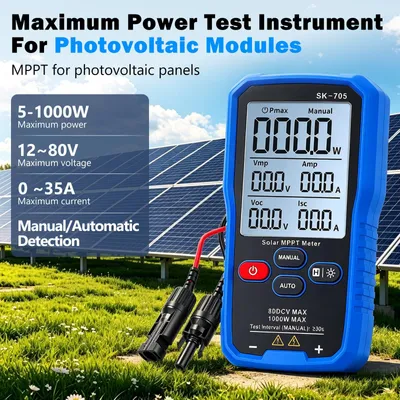 MPPT-Solarmodul-Tester 1000 W, 80 V/35 A, LCD