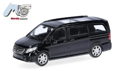 Produktbild von Herpa 87MC000075 - 1:87 Mercedes-Benz V-Klasse, schwarz - Neu