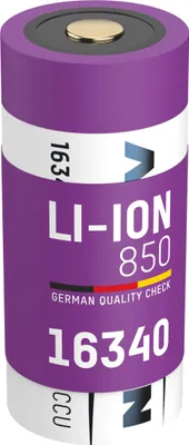 Produktbild von ANSMANN Li-Ion Akku 16340 3,6V, 1 Stück, RCR123