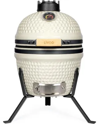 Image de Barbecue fumoir Kamado - LIVOO - DOC330 - Beige / Noir