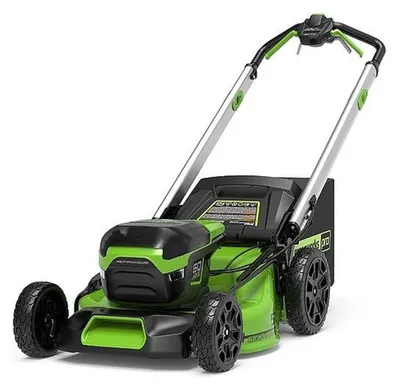 Produktbild von Greenworks GD60LM51SP, Schieberasenmäher, 1200 m², 51 cm, 2,5 cm, 8 cm, 55 l