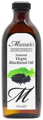 Obrázok produktu pre Mamado Prírodný panenský olej z čiernych semien 150 ml.