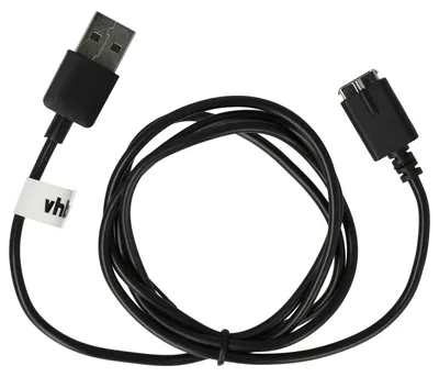 Immagine prodotto di Cavo di ricarica USB compatibile con smartwatch Polar M430 e fitness tracker - Base di ricarica nera, 100 cm