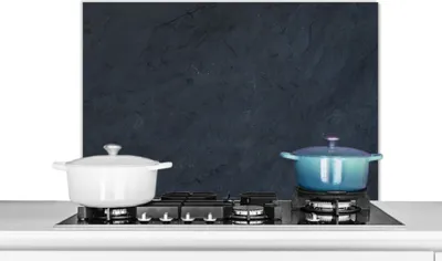Produktbild von KitchenYeah®  Spritzschutz Küche - Küchenrückwand - Wandschutz für Herd und Spüle - Zement - Industrie - Beton 80x55 - Alu-Dibond (Alternative zum Spritzschutz aus Glas) - Hitzebeständig - Herdspritzs