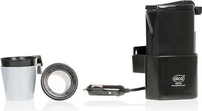 Produktbild von alca® Reise Wasserkocher Reisewasserkocher Zigarettenanzünder 24V für LKW Wohnmobil Bus Heißwasser-Bereiter Coffee Maker 24V
