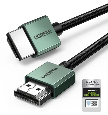 Imagen del producto de Cable HDMI 2.1 UGREEN, diseño delgado, 8K a 60Hz, 4K a 120Hz, carcasa de aluminio, 5 metros