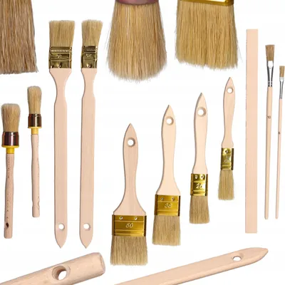 Produktbild von Pinselset Flachpinsel, Rundpinsel, Heizkörperpinsel 10-tlg. PL