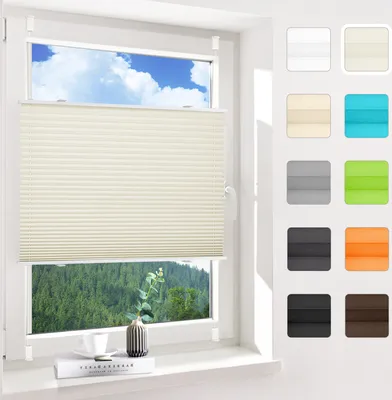 Produktbild von Plissee 100x130 cm Beige