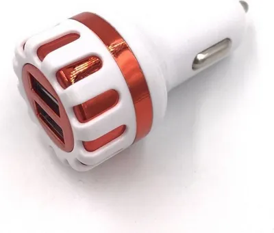 Obrázok produktu pre Dual Usb Autonabíjačka Dc 5v/ 2, 1a Rýchly nabíjací adaptér Universal Car- nabíjačka Red