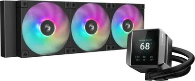 Obrázok produktu pre Chladenie PC, DEEPCOOL MYSTIQUE 360 ARGB, 12 cm ventilátor, 600-2400 ot./min, čierny
