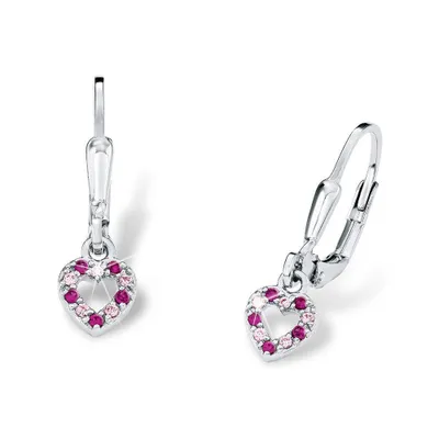 Produktbild von Prinzessin Lillifee Ohrhänger Herz aus Sterlingsilber mit Zirkonia