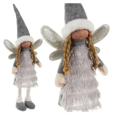 Image de Fée - figurine de Noël grise Ruhhy 22343