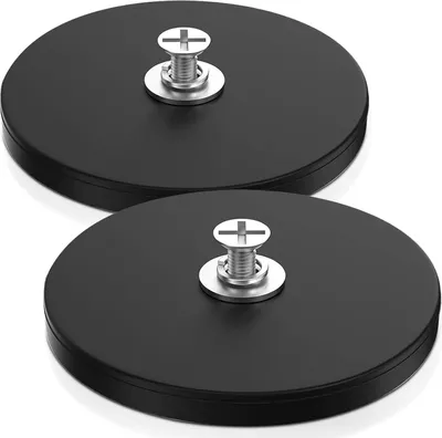 Produktbild von Neodym-Magnete mit Gummi - Starker Antirutschmagnet - Ø 88 mm - 45 kg Haltekraft