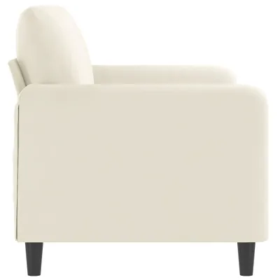 Produktbild von 2-Sitzer-Sofa Creme 140 cm Samt