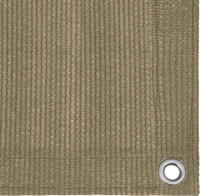 Image de vidaXL Pare-vue pour balcon Taupe 75x500 cm HDPE