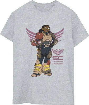 Produktbild von Disney - "Lightyear Star Command" T-Shirt für Damen BI50394 (L) (Grau)