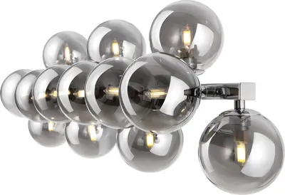 Produktbild von Maytoni Dallas Chrom Wandleuchte 13-flammig, Glas, 28W, G9, 95cm, IP20