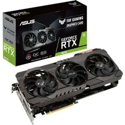 Produktbild von ASUS TUF Gaming TUF-RTX3070-O8G-GAMING, GeForce RTX 3070, 8 GB, GDDR6, 256 Bit, 7680 x 4320 Pixel, PCI Express 4.0