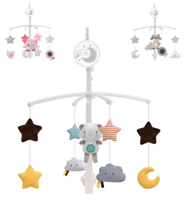 Produktbild von Cangaroo Musik Mobile 63605 Dreamy Aufzugsmechanismus Schlaflieder Plüschtiere