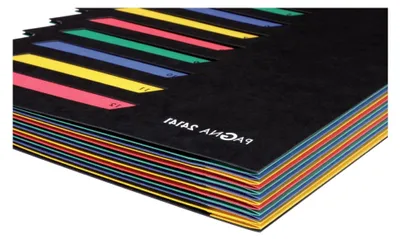 Produktbild von Deskorganizer Classic (Sammelmappe, 12 Fächer, 1-12) schwarz