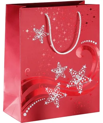 Productafbeelding van Premium geschenkzak Wave, klein formaat, 17,5 x 23 x 10 cm.