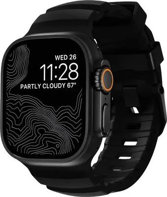 Image de Bracelet Nomad Rocky Point Apple Watch 46mm Noir