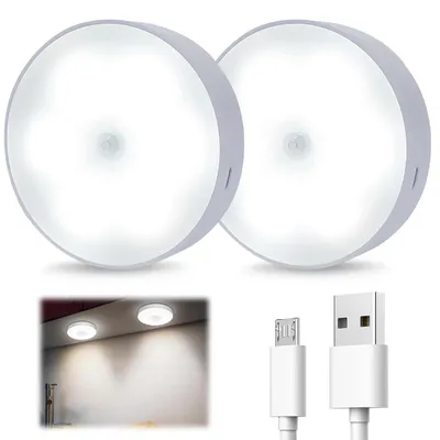 Immagine prodotto di Lampade con sensore di movimento, confezione da 2, luce bianca, 6W/150, per uso interno