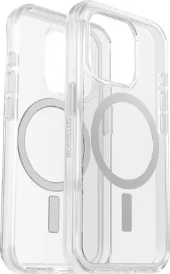 Image de Coque OtterBox Symmetry Plus avec MagSafe pour iPhone 15 Pro - transparent